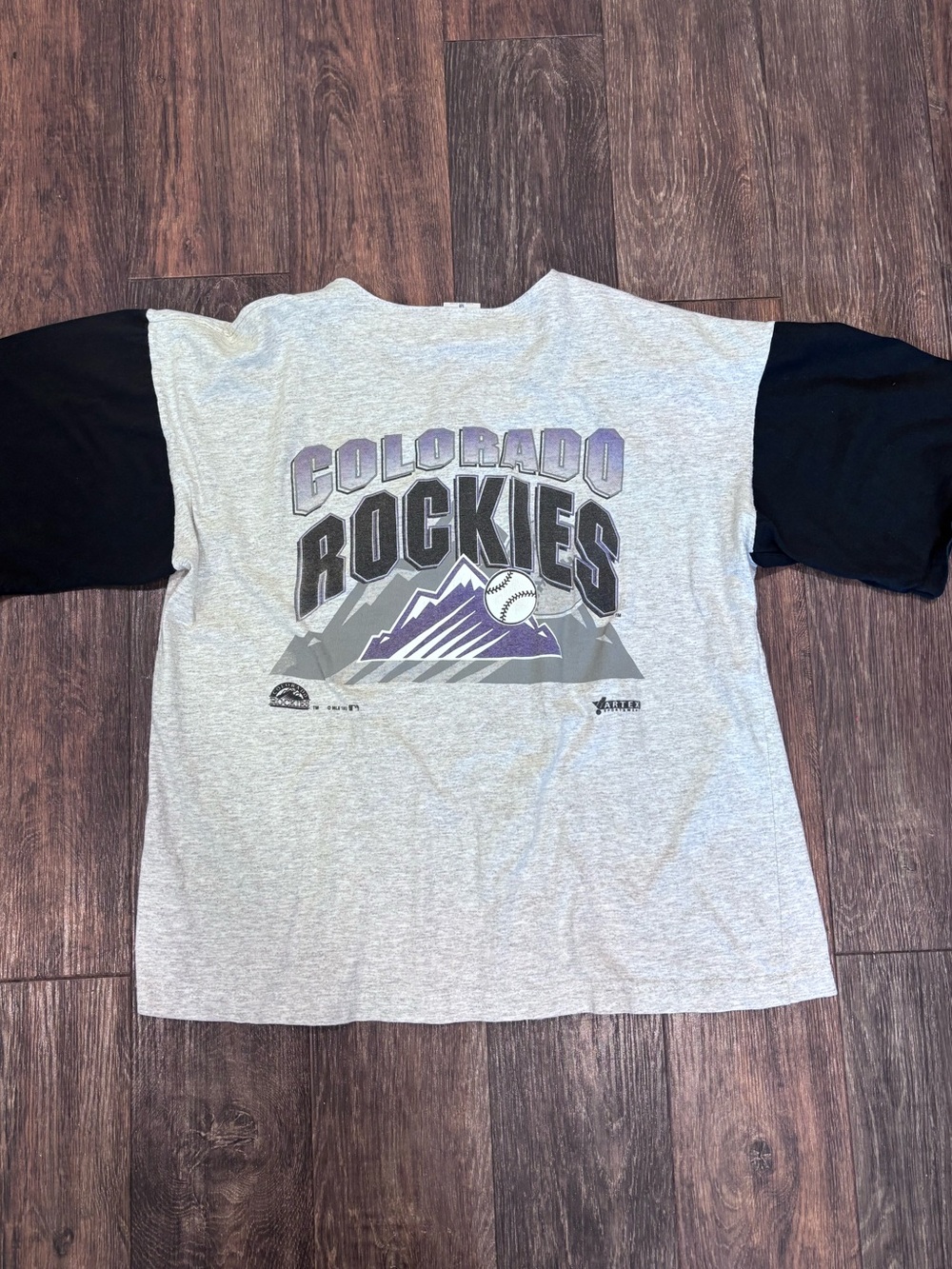 Vintage 1993 Colorado Rockies MLB Jersey Artex Sportswear Gray Mens XL‎ USA Made